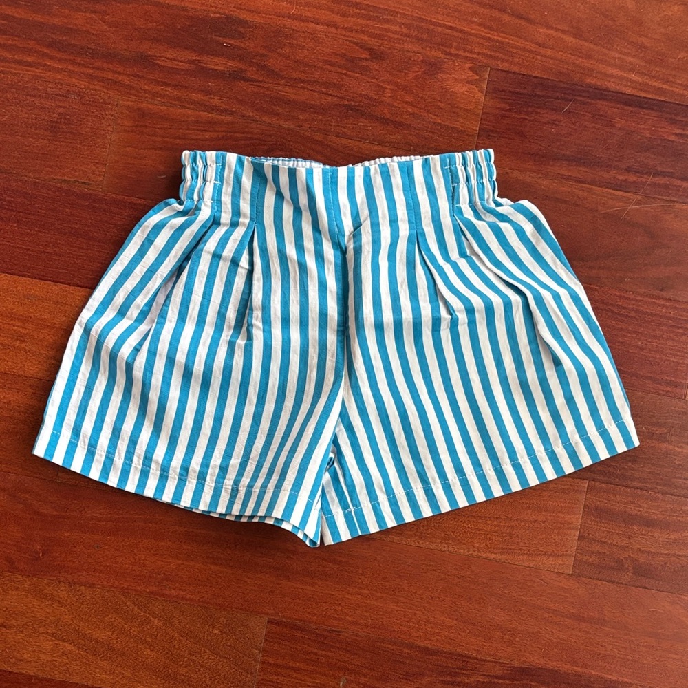 Brand New Blue and White Striped Shorts